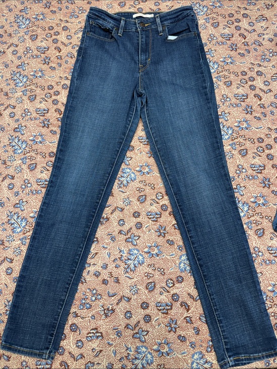 Levi's Denim - Levi's Dark Blue High Rise Skinny Jeans